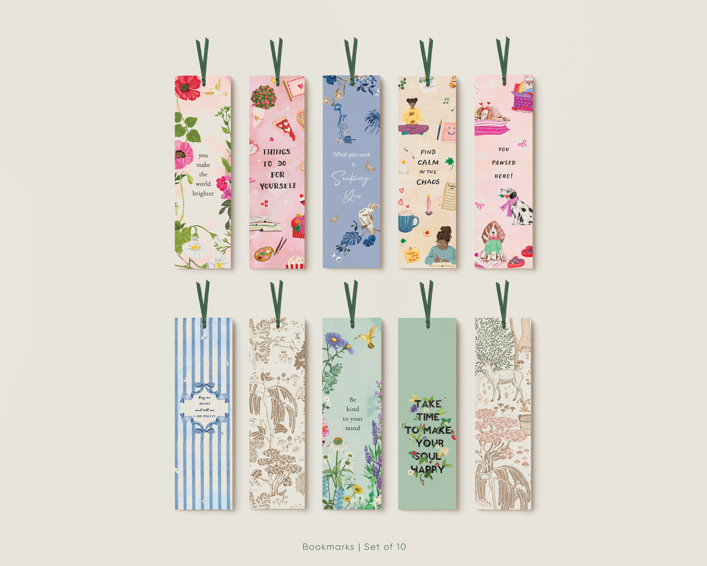 Read And Rest Bookmark Set | Set of 10