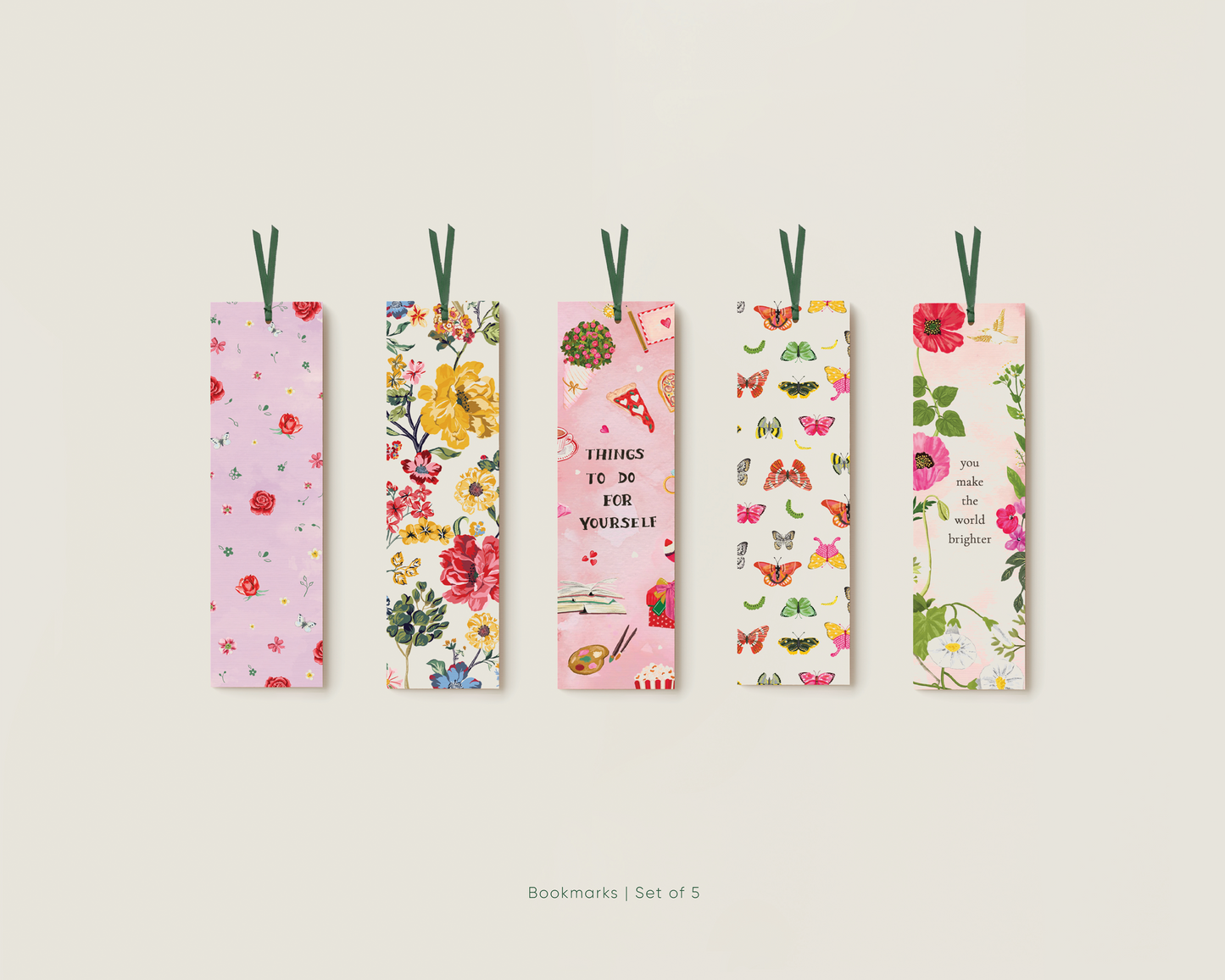 The Little Pause Bookmark Set | Set of 5