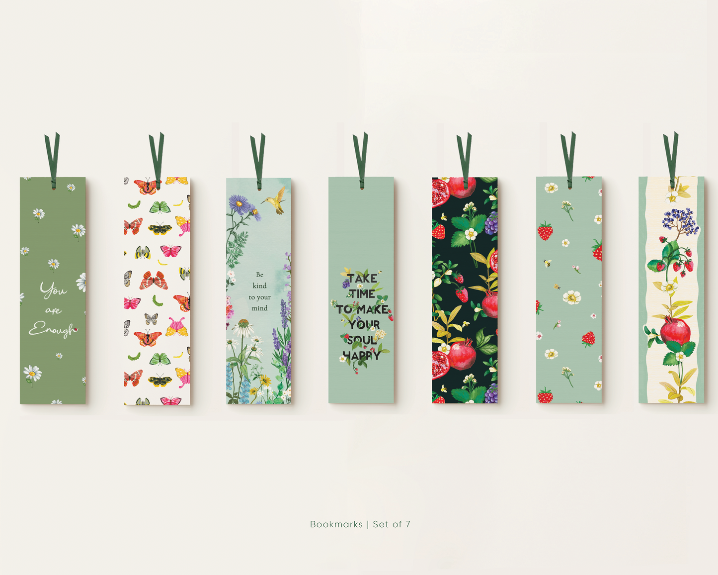 Pause And Mark Bookmark Set | Set of 7