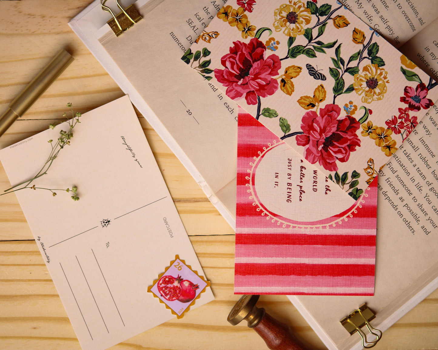 Postcards | With love | Set of 3