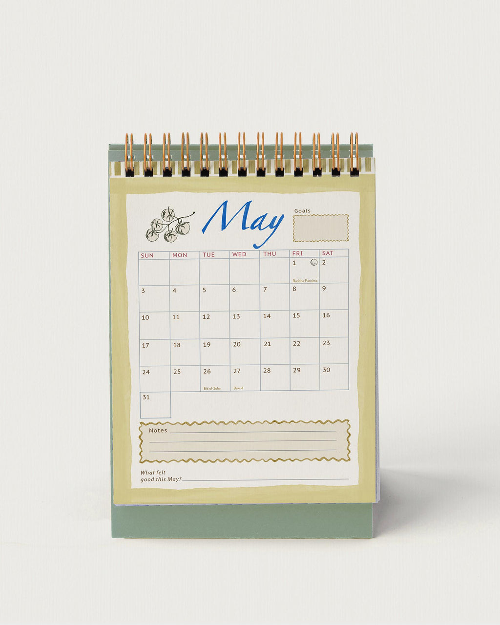 2026 Desk Calendar