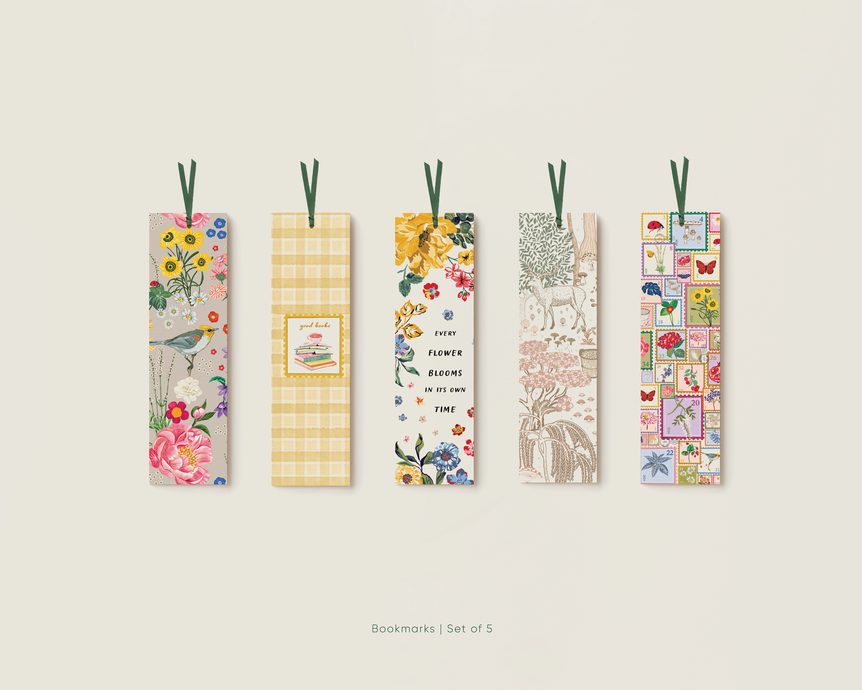 The Little Pause Bookmark Set | Set of 5