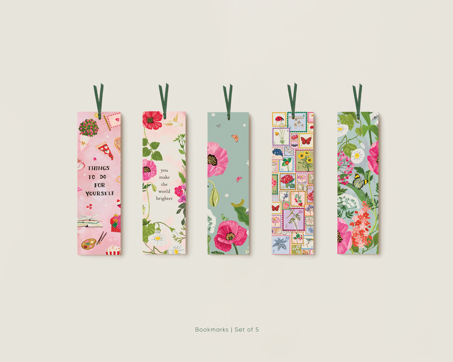 The Little Pause Bookmark Set | Set of 5