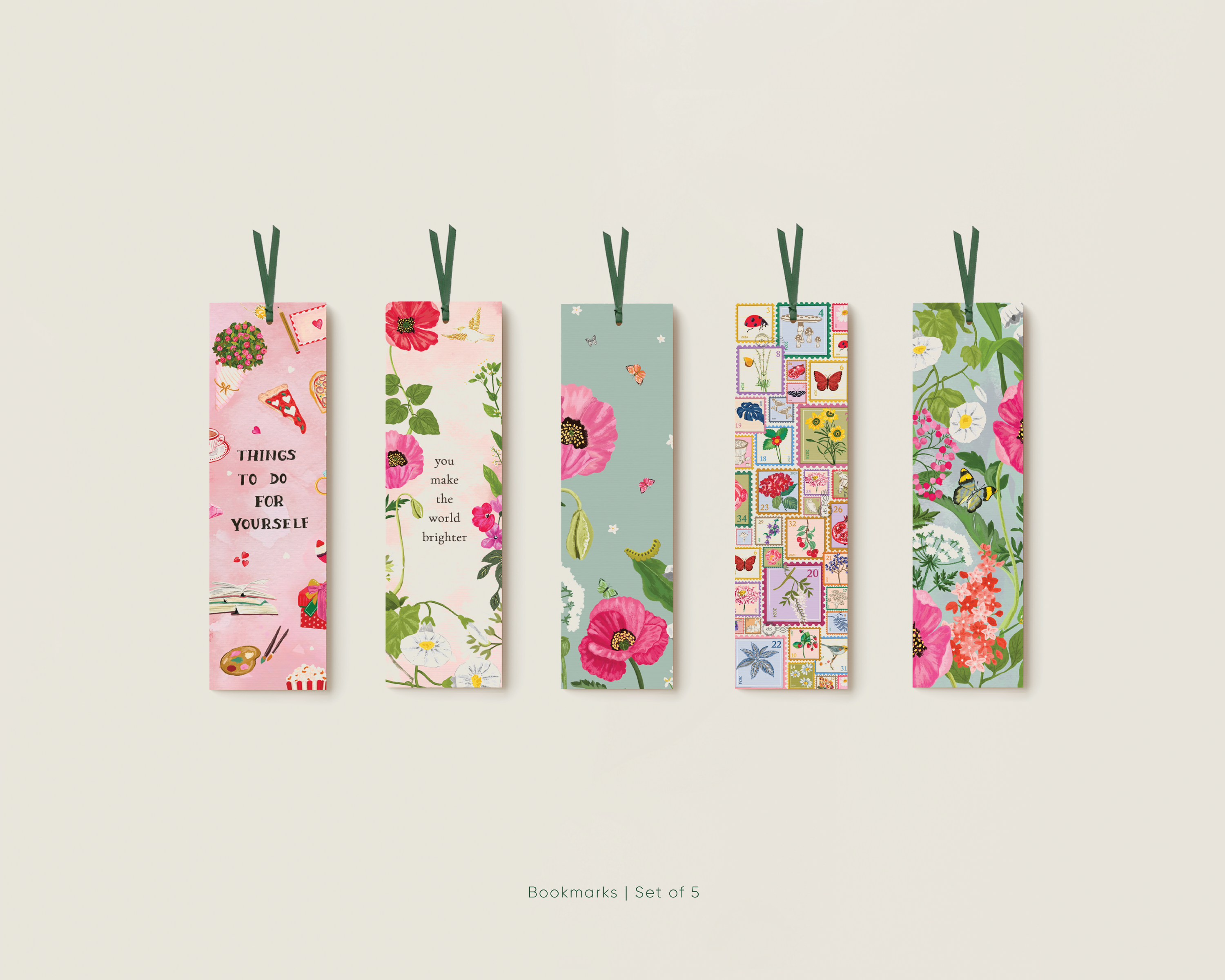 The Little Pause Bookmark Set | Set of 5