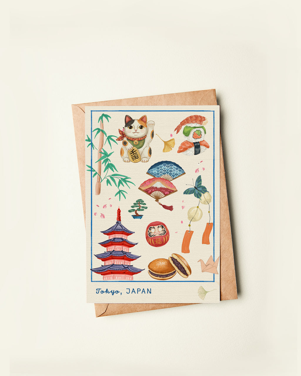 Postcard | Set of 8 | Travel series