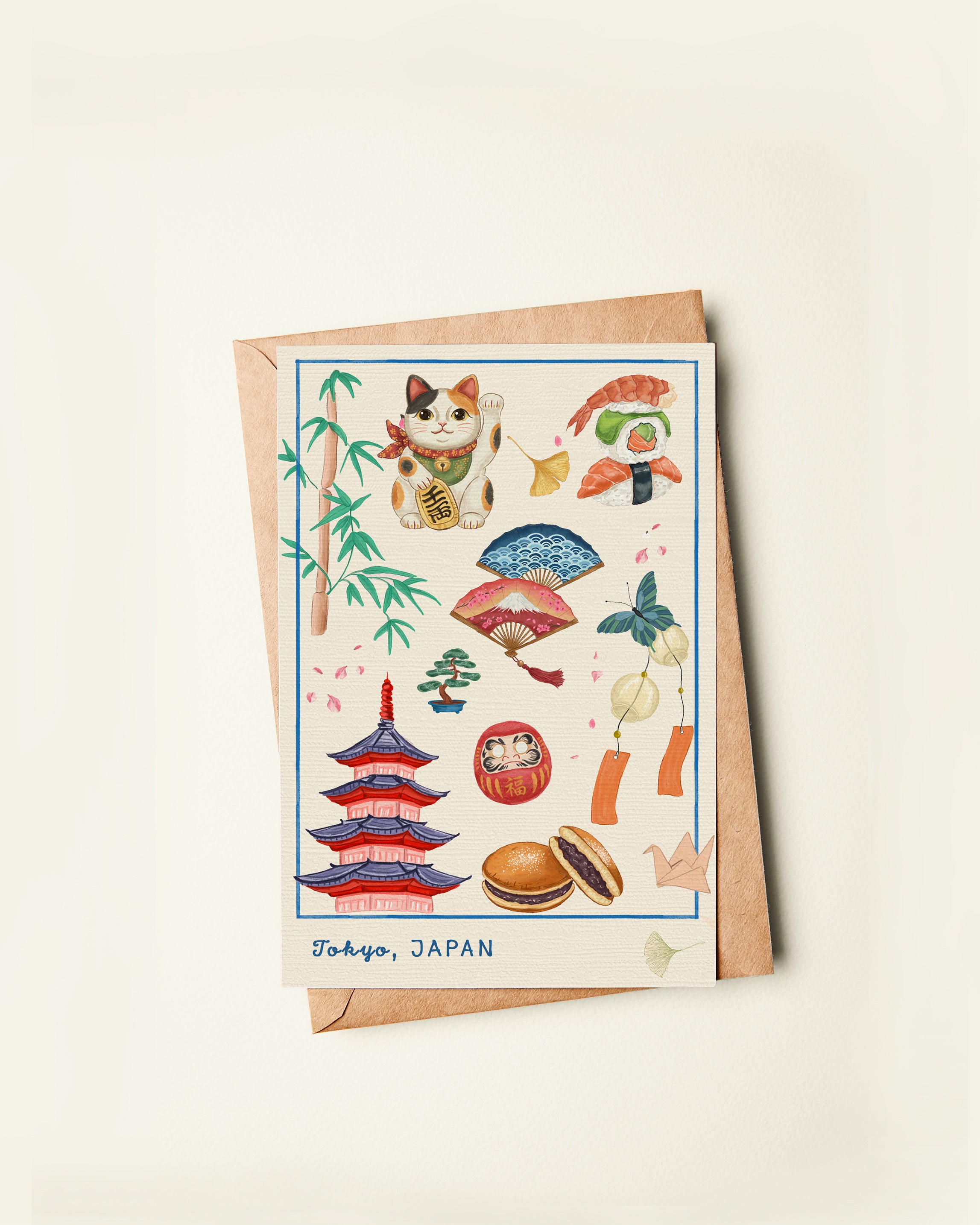 Postcard | Set of 8 | Travel series