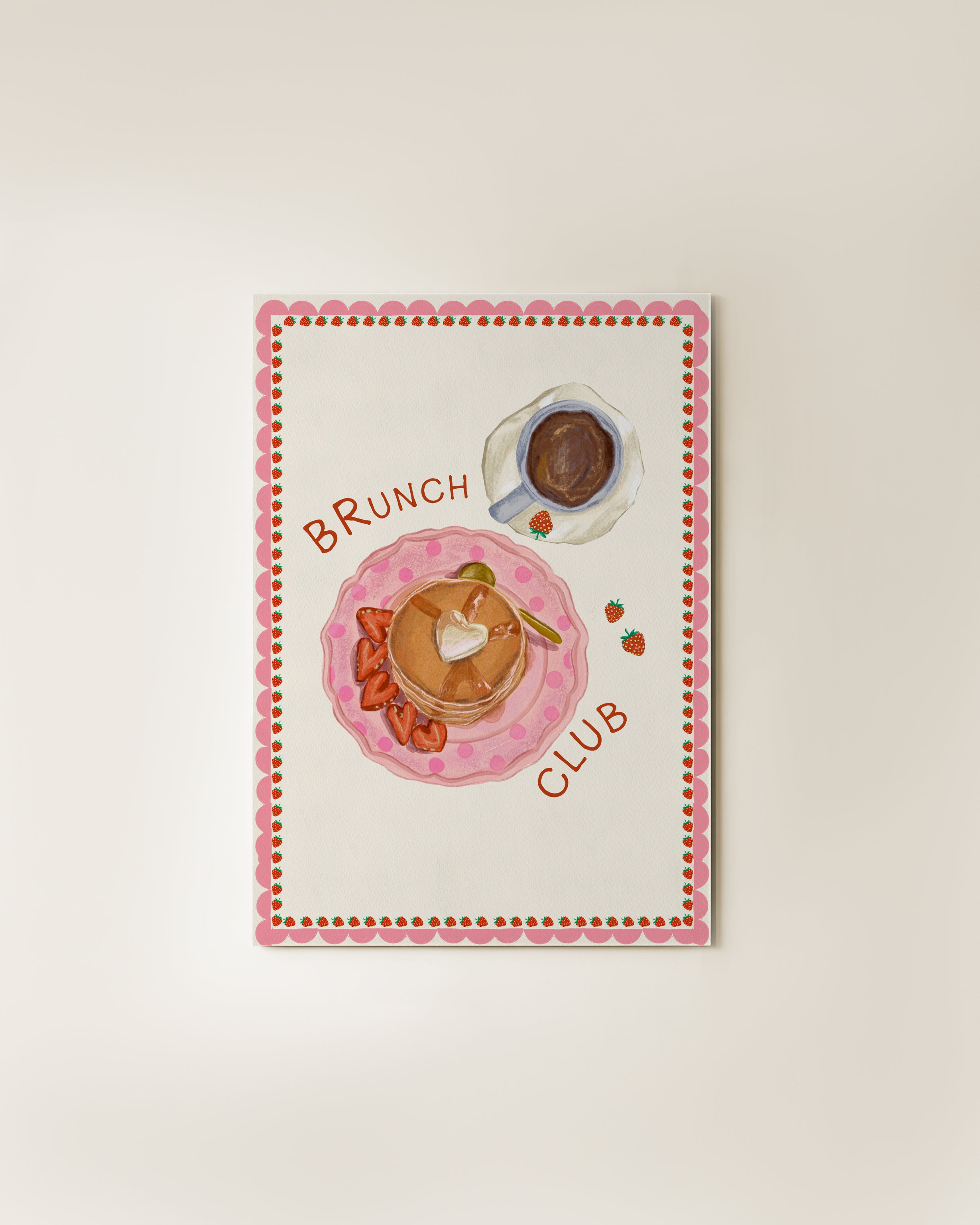 Art Print | A5 | brunch club