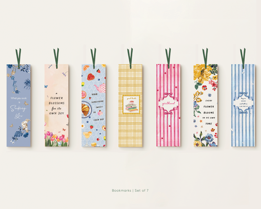 Pause And Mark Bookmark Set | Set of 7