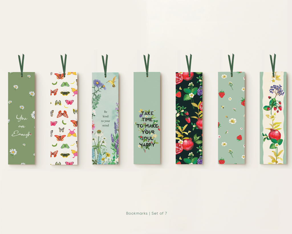 Pause And Mark Bookmark Set | Set of 7