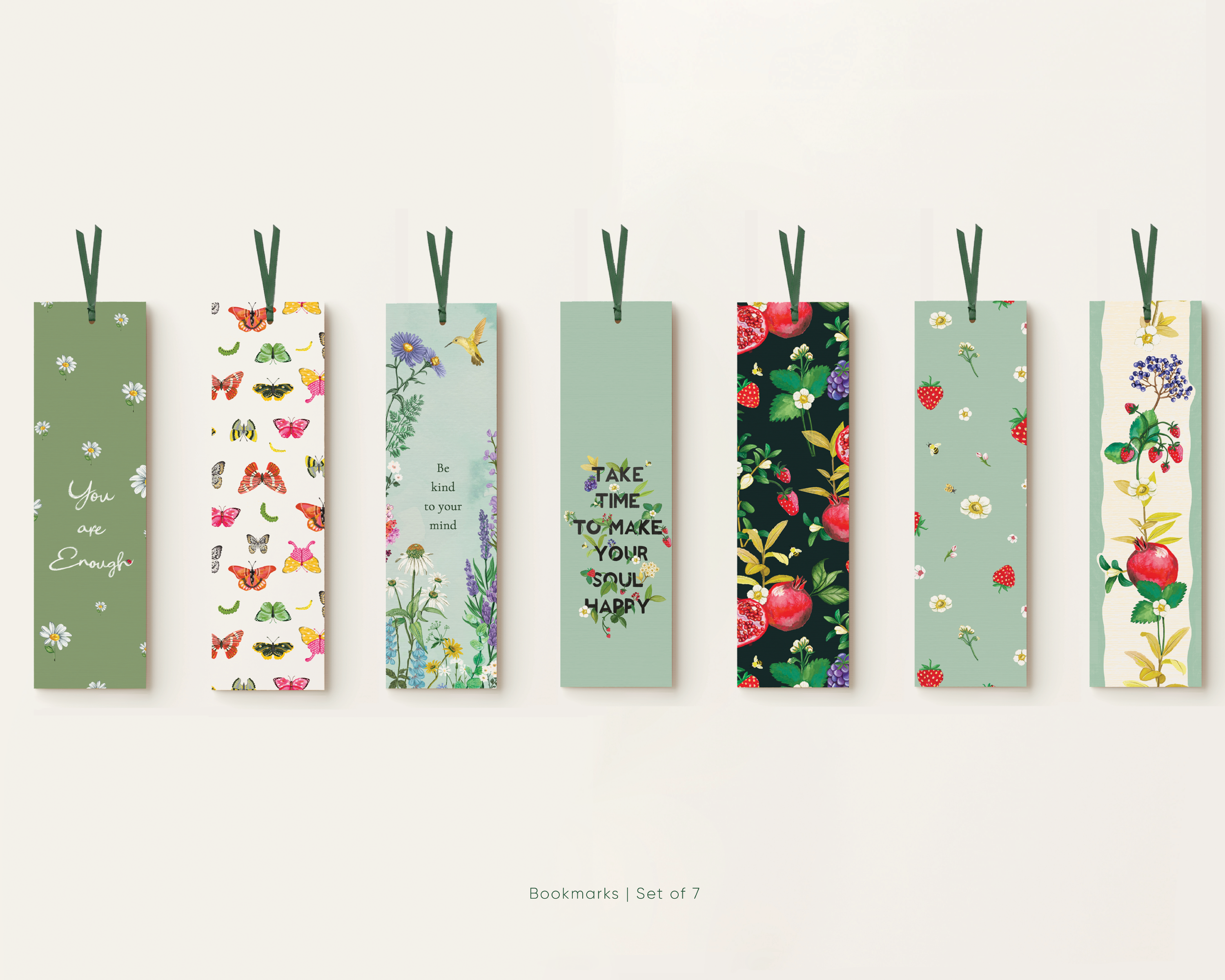Pause And Mark Bookmark Set | Set of 7