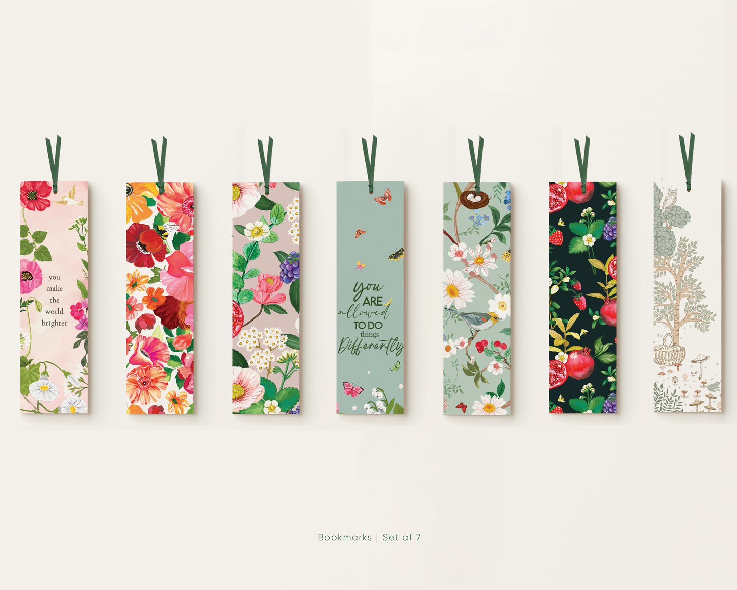 Pause And Mark Bookmark Set | Set of 7