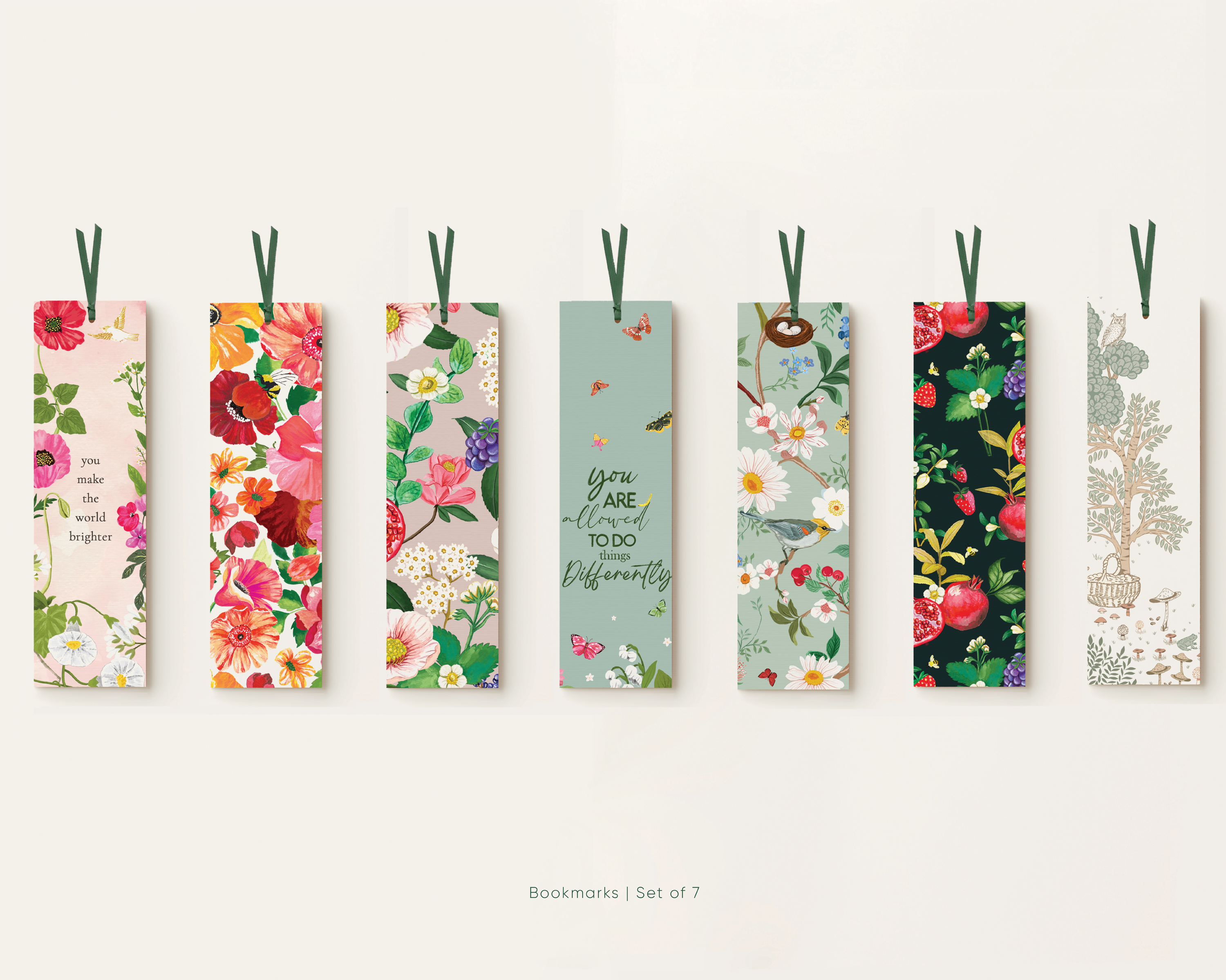 Pause And Mark Bookmark Set | Set of 7