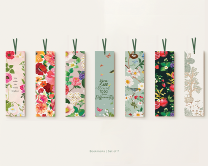 Pause And Mark Bookmark Set | Set of 7