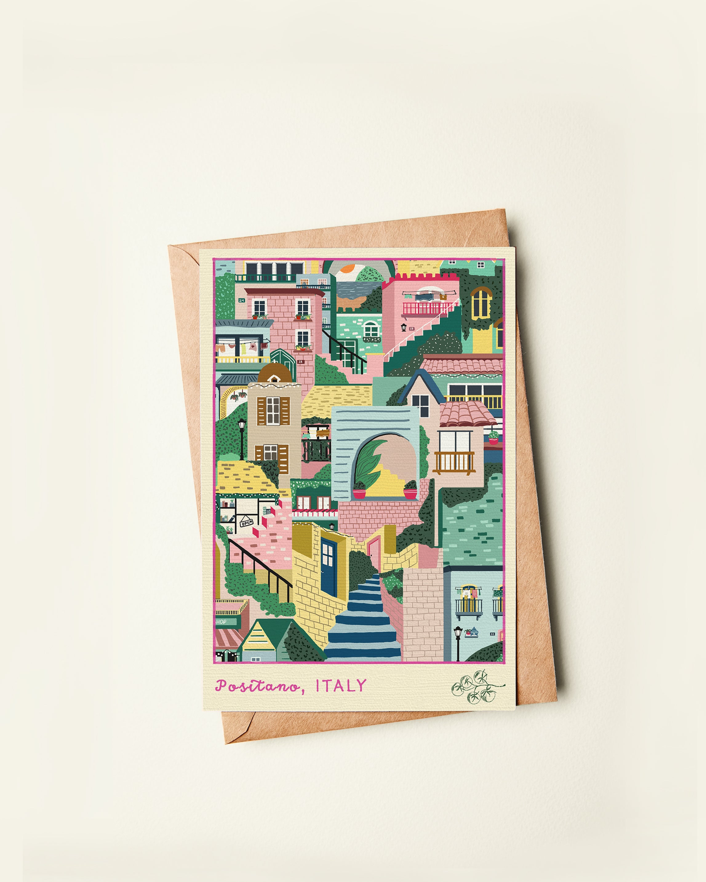 Postcard | Set of 8 | Travel series