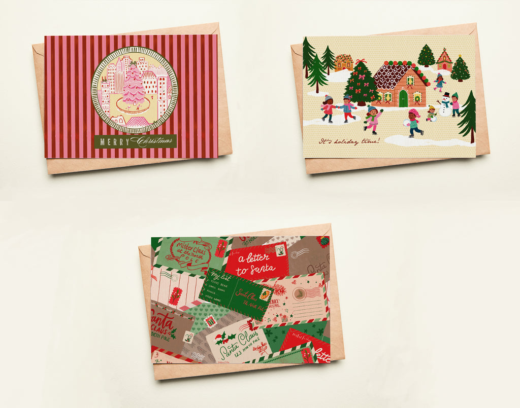 Postcards | Tinsel Town | Set of 3