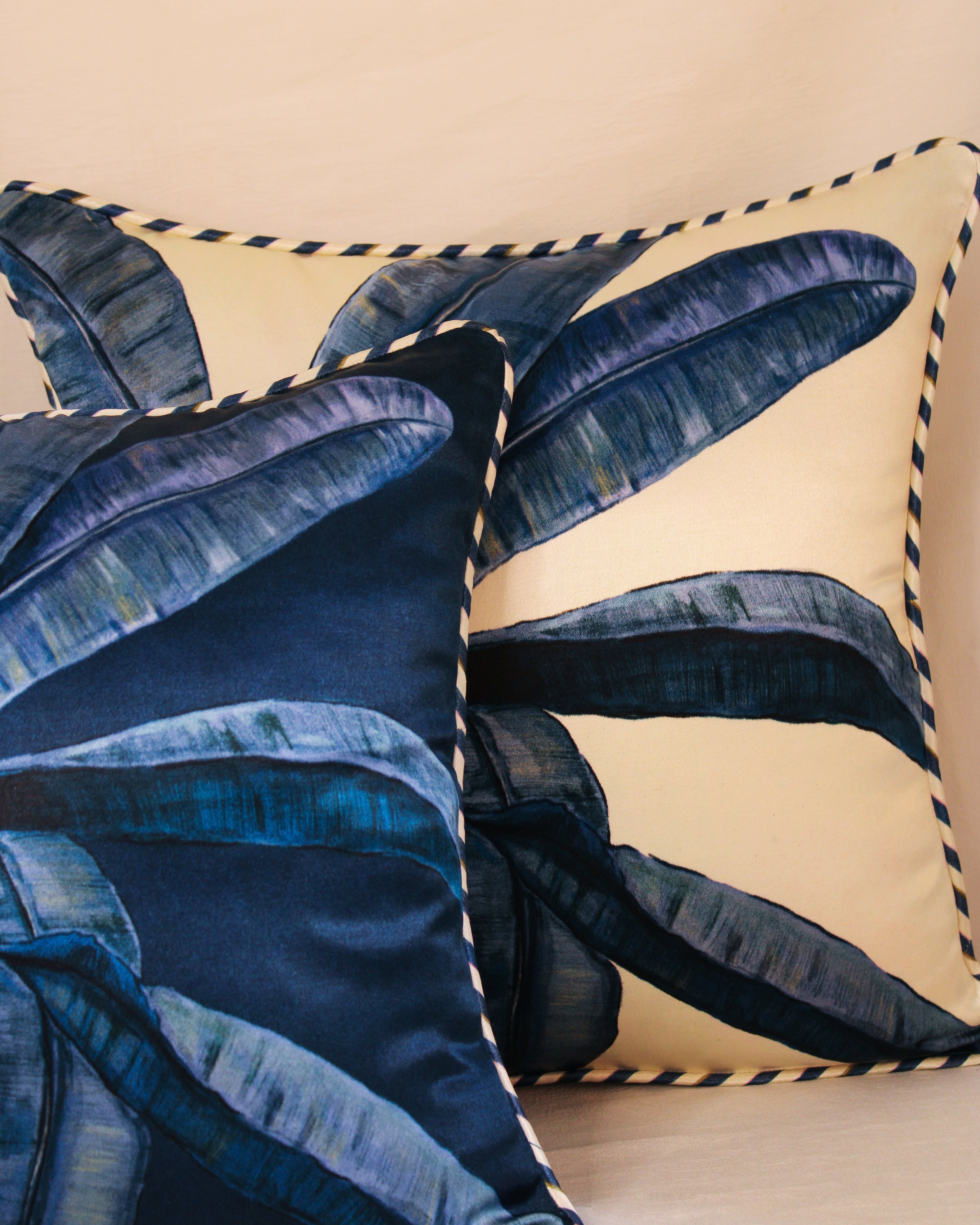 Moonlit Palm Cushion Cover