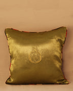 Golden seed Embroidered Cushion Cover
