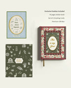 Undated planner with a premium gift box and sticker book