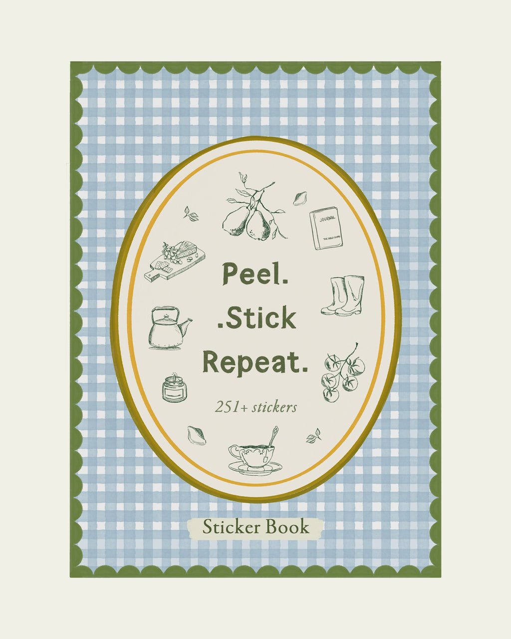 Sticker Book | 10 Sheets | 251+ Stickers