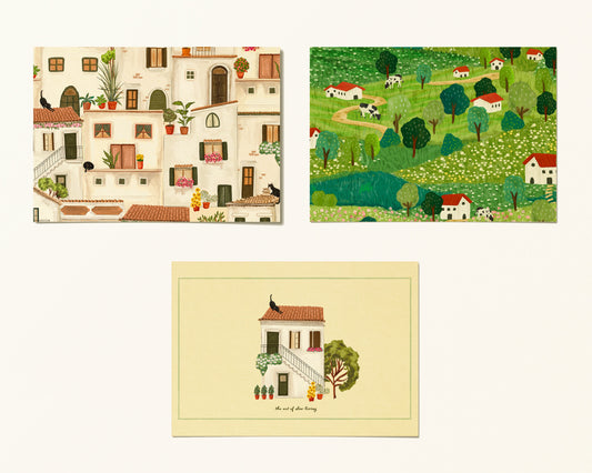 Postcards | Simple Life | Set of 3