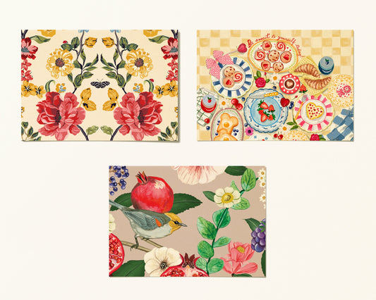 Postcards | Flora & Feasts | Set of 3