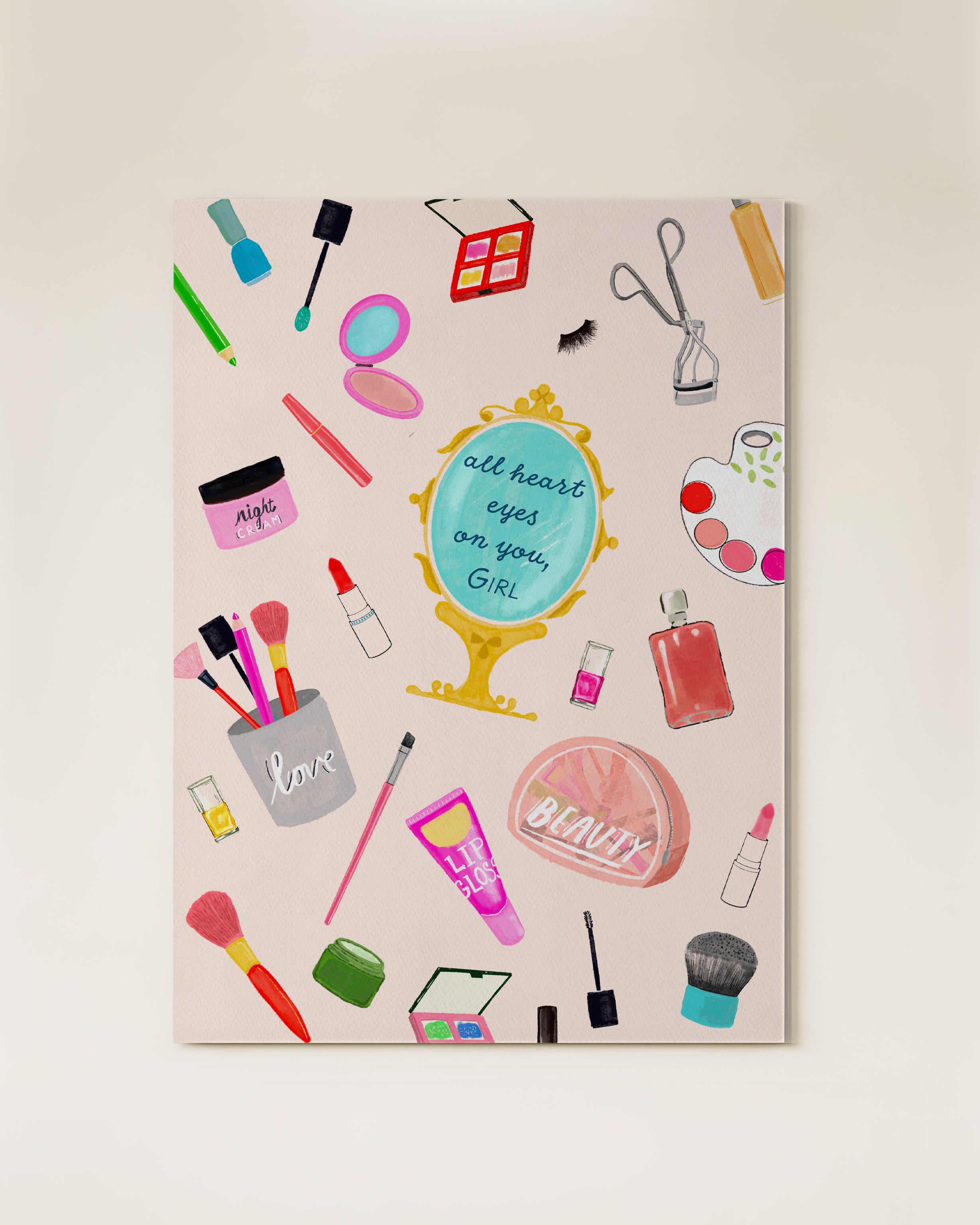 Art Print | A4 | All Heart Eyes on You, Girl