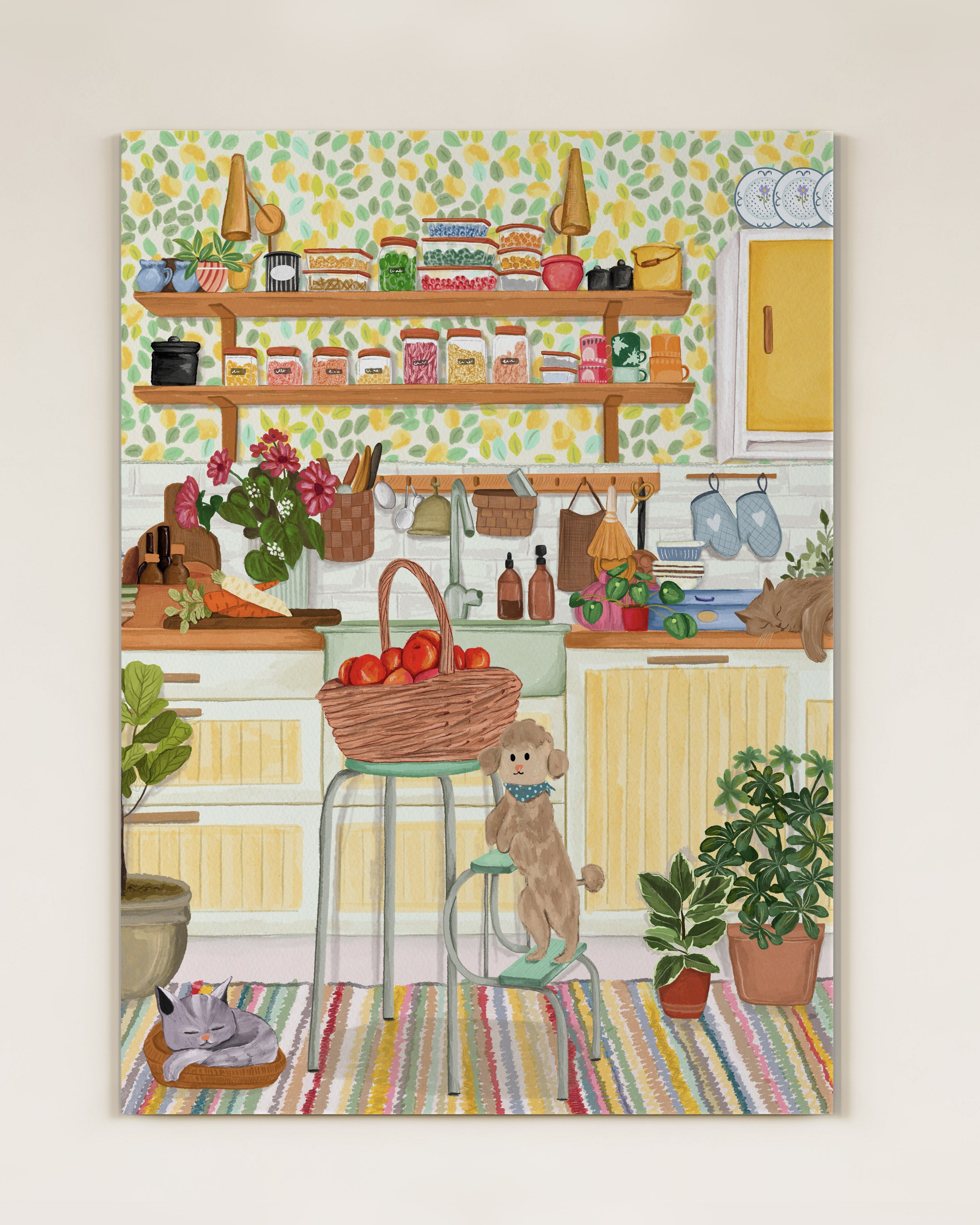Art Print | 12×16 in | The Happiest Kitchen