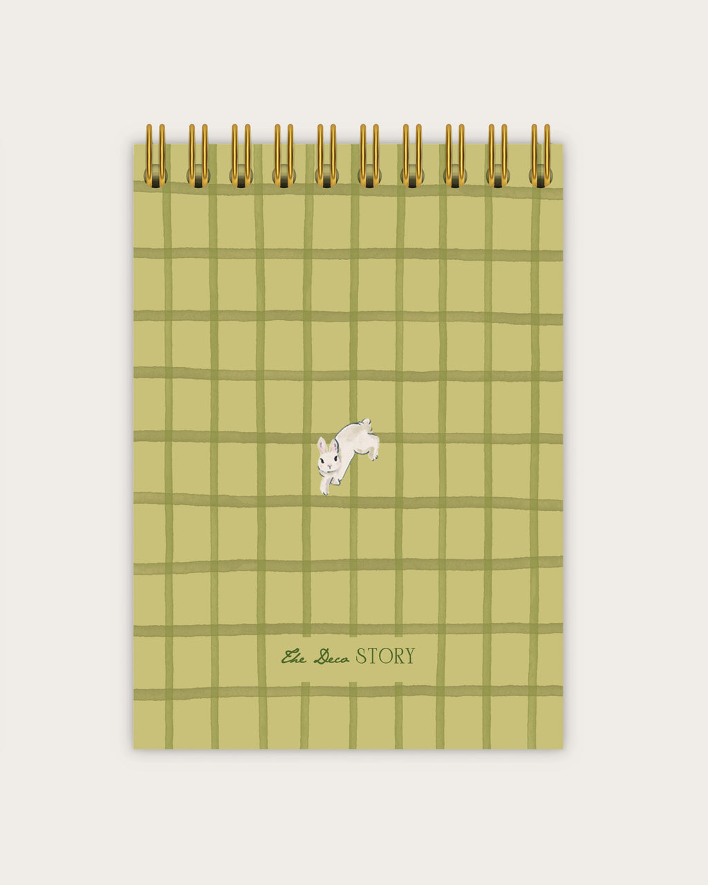 A6 Hardbound Wiro Notepad | Greenery
