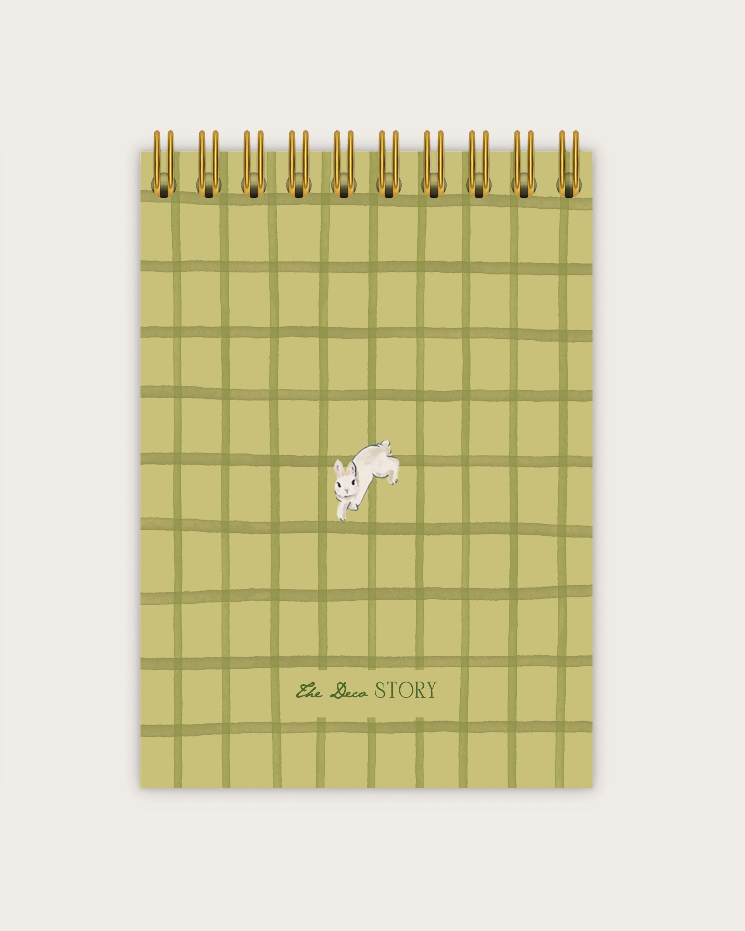 A6 Hardbound Wiro Notepad | Greenery