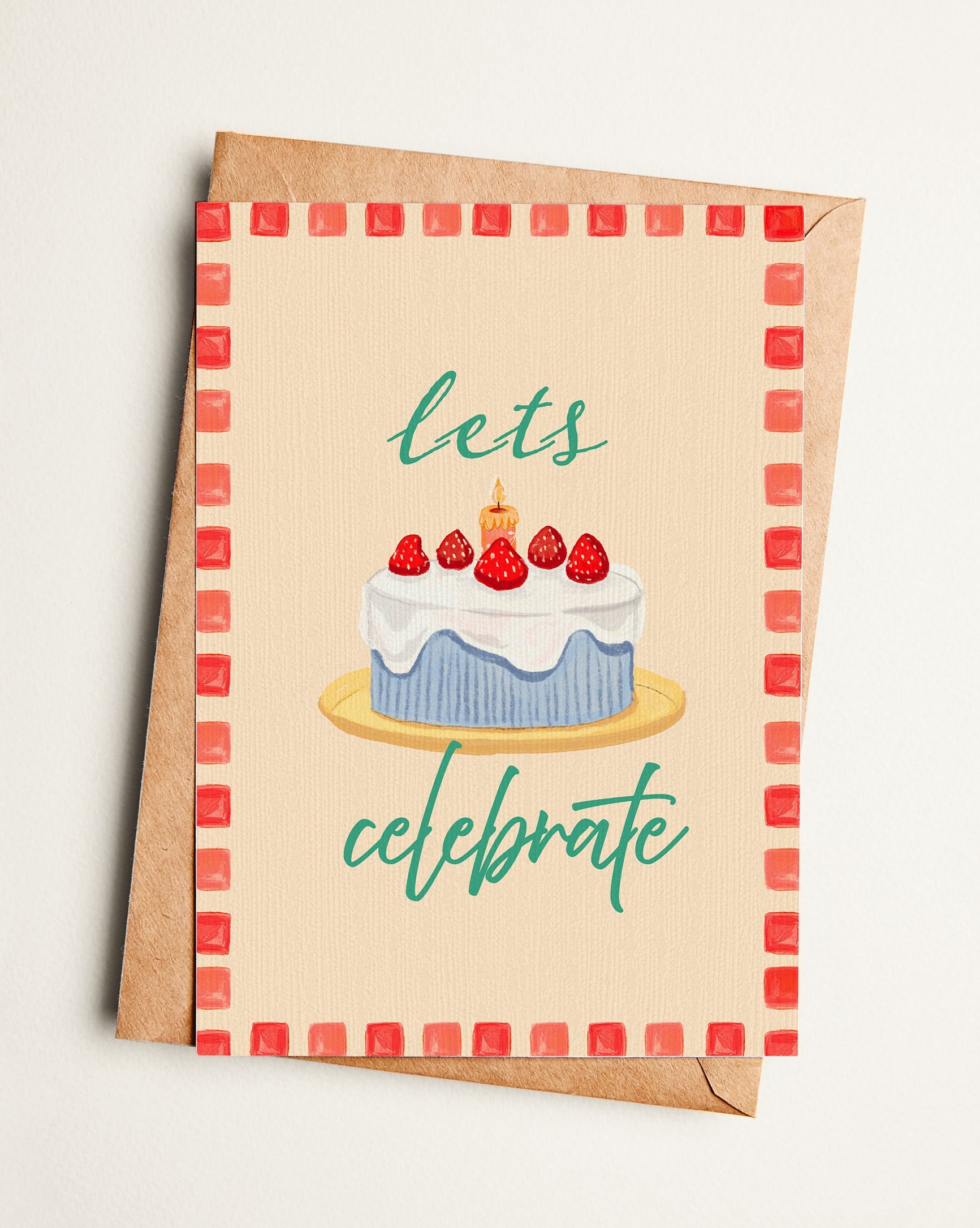 Greeting Card | let's celebrate