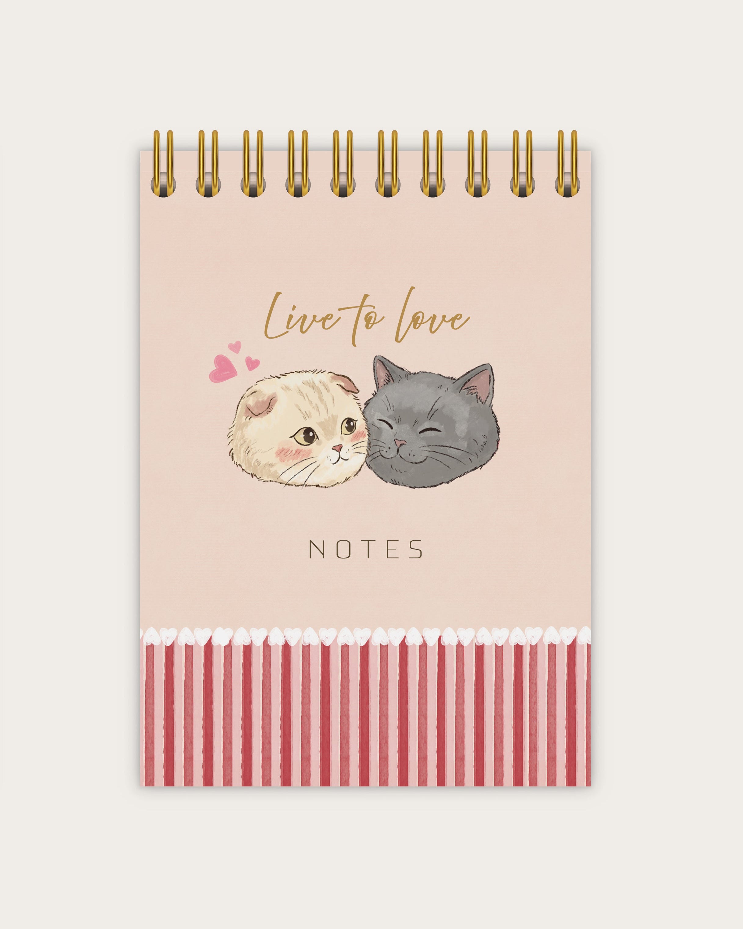 A6 Hardbound Wiro Notepad | live to love