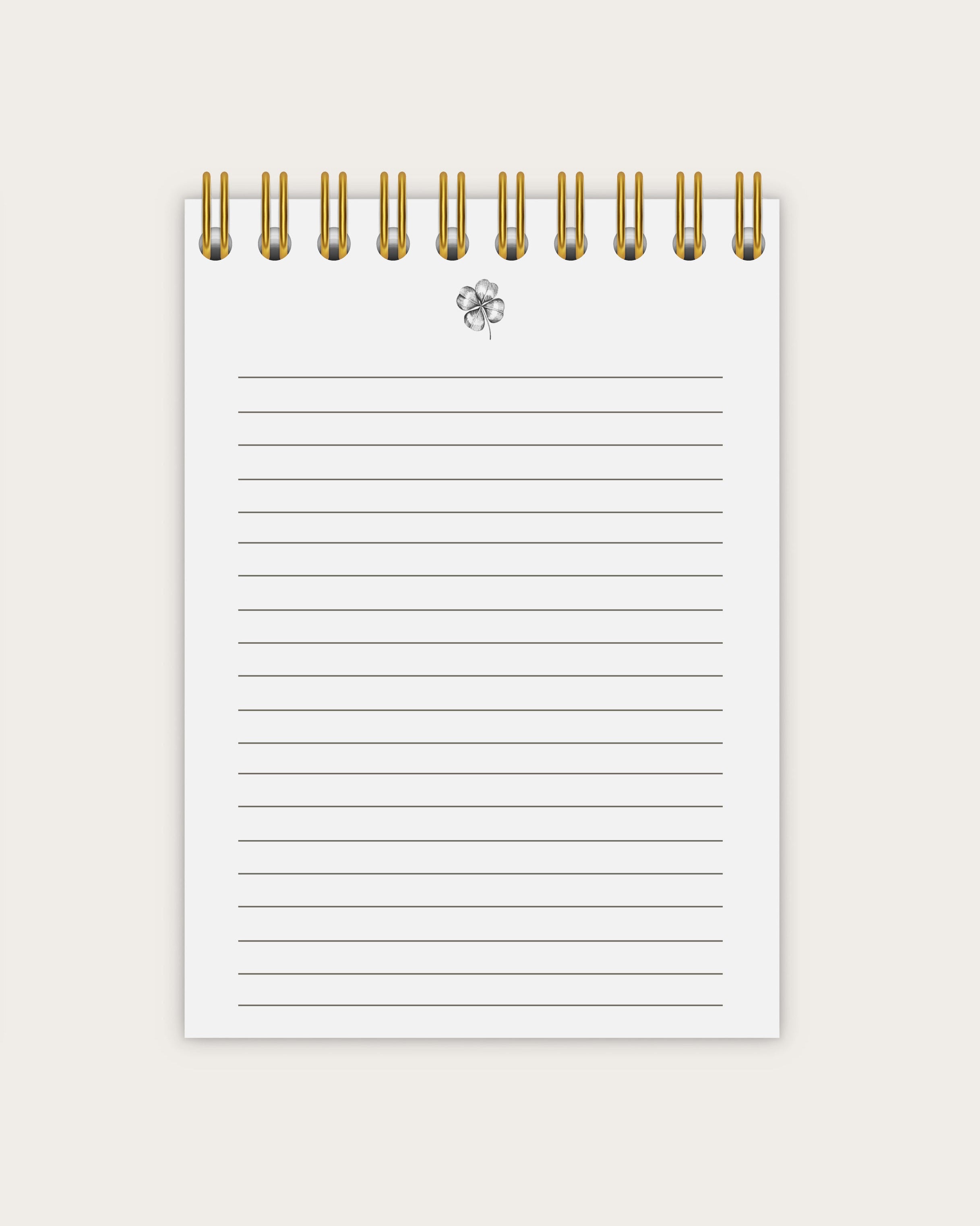Greenery A6 Hardbound Notepad | 200 Pages | The Deco Story